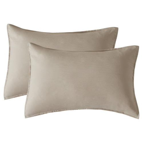 Penny Washed Microfibre King Pillowcases