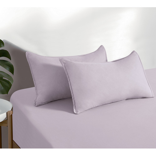 Nezza II Vintage Washed Microfibre Fitted Sheet Set