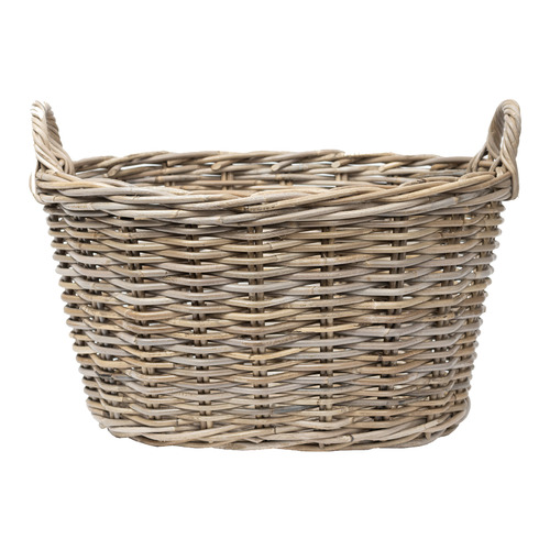 2 Piece Camden Tapered Oval Rattan Basket Set