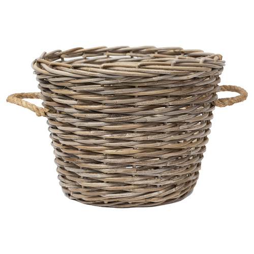 2 Piece Lupa Split Round Rattan Basket Set