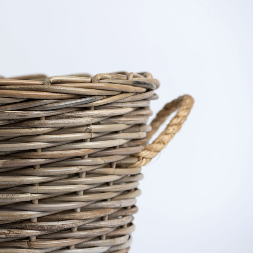 2 Piece Lupa Split Round Rattan Basket Set