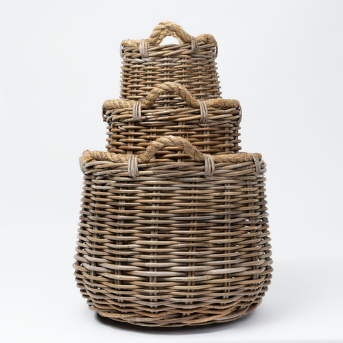 Cabo Elliptical Rattan Baskets