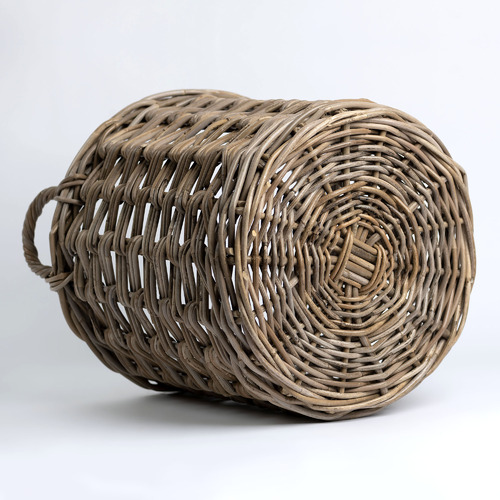 Lido Round Herringbone Rattan Baskets