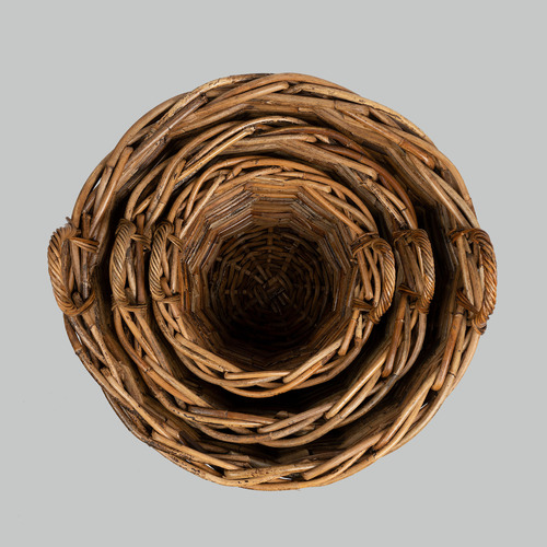 Montana Heavy Duty Rattan Round Baskets