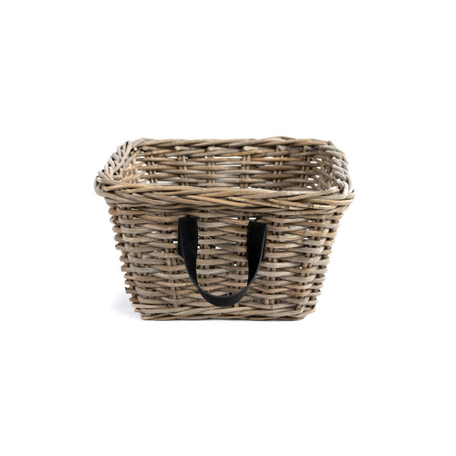 Metropole Leather & Kubu Rattan Basket