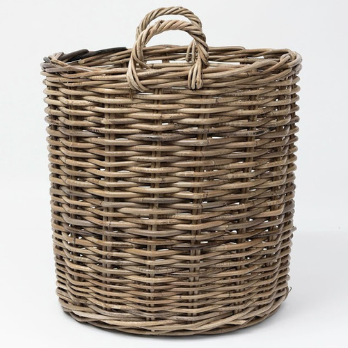 Wicka Helmsley Cane Round Storage Basket | Temple & Webster