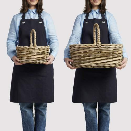 2 Piece Dalton Kubu Cane Carry Basket Set
