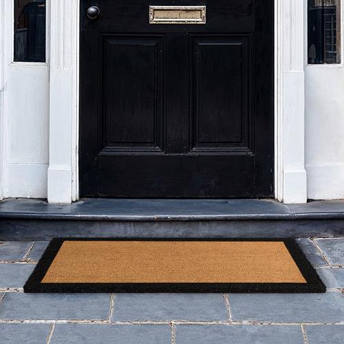 Black Charterhouse Single Coir Rug