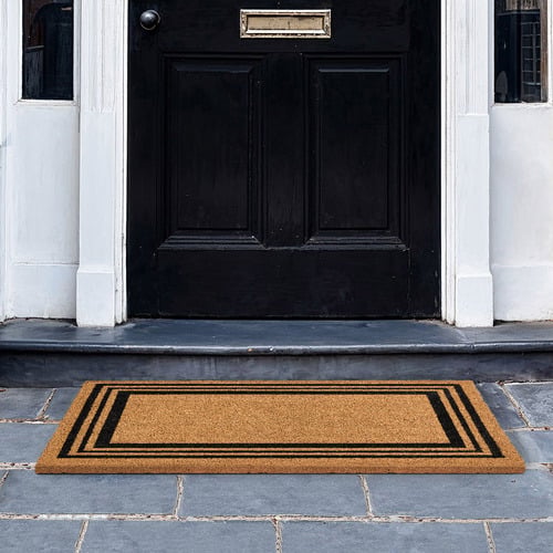 Black Charterhouse Triple Coir Rug