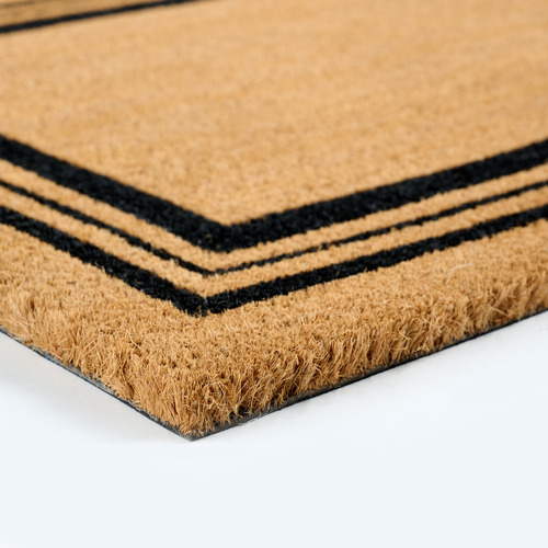 Black Charterhouse Triple Coir Rug
