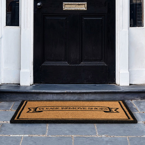 Shoes Vintage-Style Coir Rug
