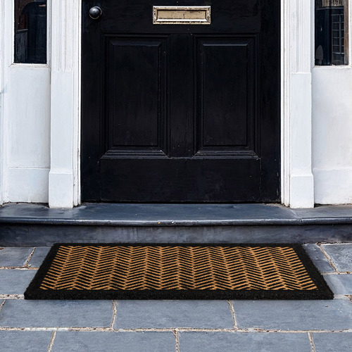 Parquet Herringbone Coir Rug