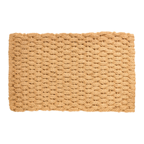 Natural Lands End Hand-Knotted Coir Rug