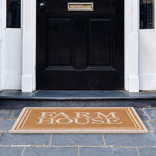 Ivory Oxford Farm House Coir Rug