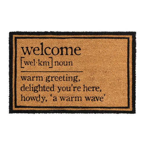 Smithsonian Vintage-Style Coir Rug