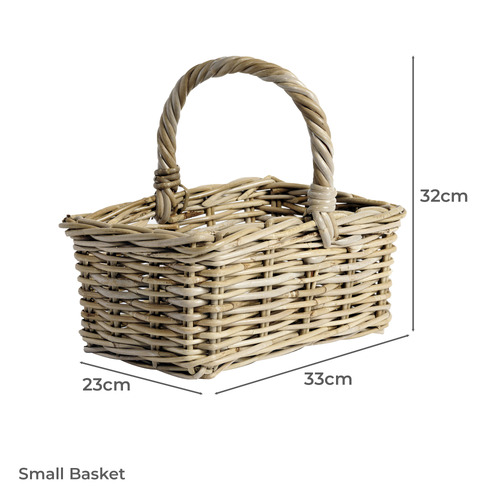 2 Piece Harrington Cane Carry Basket Set