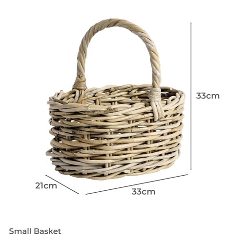 2 Piece Dalton Kubu Cane Carry Basket Set