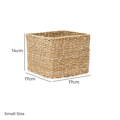 3 Piece Chester Seagrass Utility Basket Set