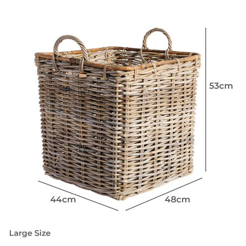 3 Piece Nobu Kubu & Bamboo Basket Set