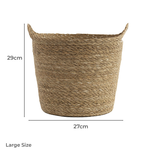 4 Piece Bromley Seagrass Basket Set