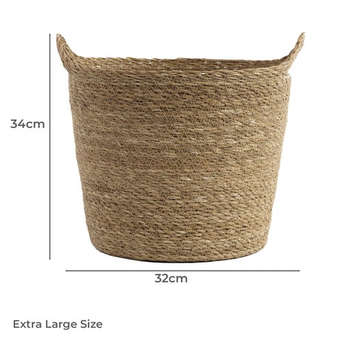 4 Piece Bromley Seagrass Basket Set