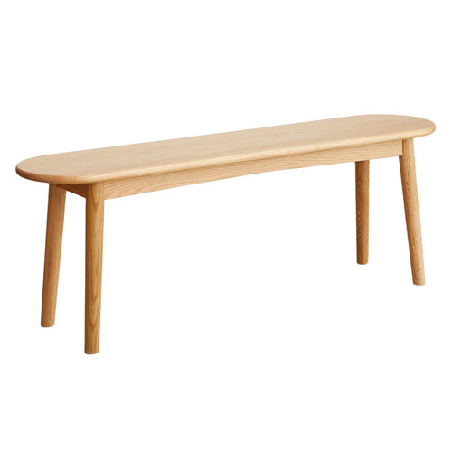 Zaynah Oak Wood Ottoman Bench
