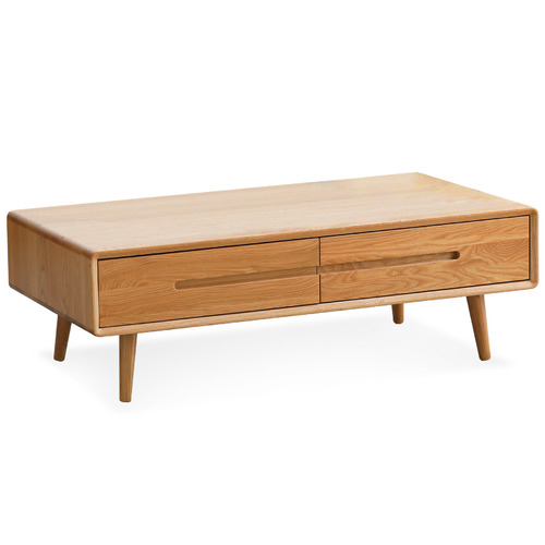 Modern Collective Baros Oak Wood Coffee Table | Temple & Webster