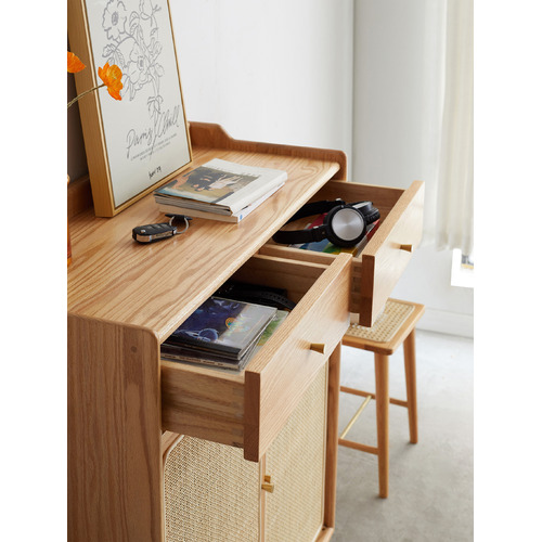 Baros 2 Door Shoe Cabinet with Drawers