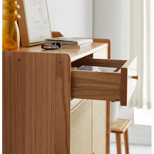 Baros 2 Door Shoe Cabinet with Drawers