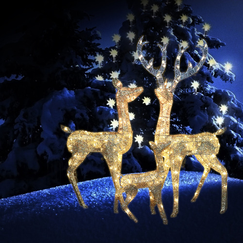 Salween LED Family Reindeer Motif Lights