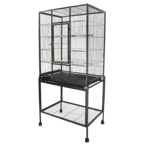 135cm Steel Bird Cage with Stand | Temple & Webster