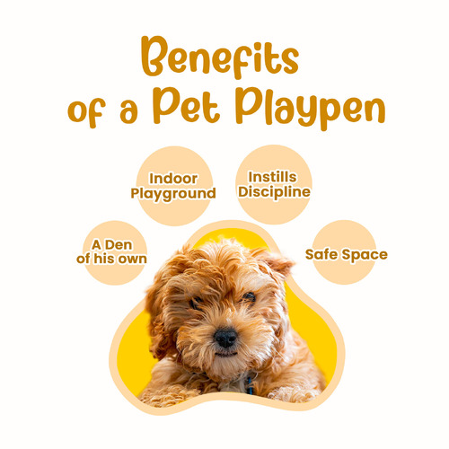 Laika 12 Panel Pet Playpen