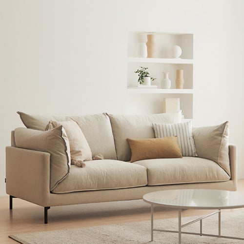 Maxim 2 Seater Linen Sofa