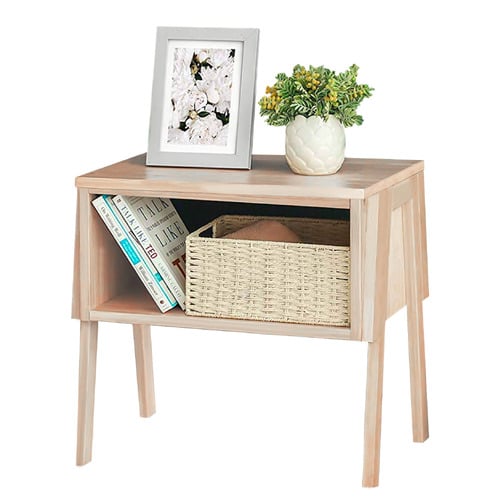 Dhara Pine Wood Side Table