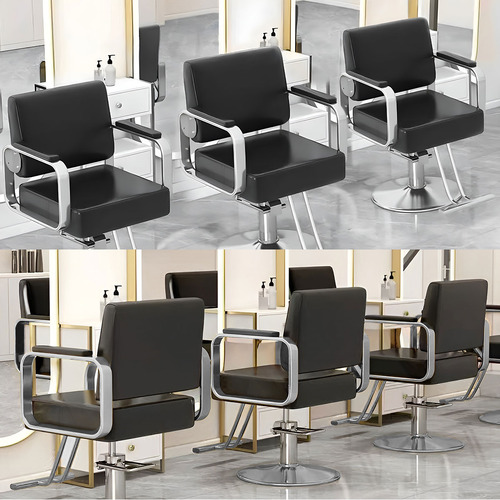 Veronica Faux Leather Salon Chair