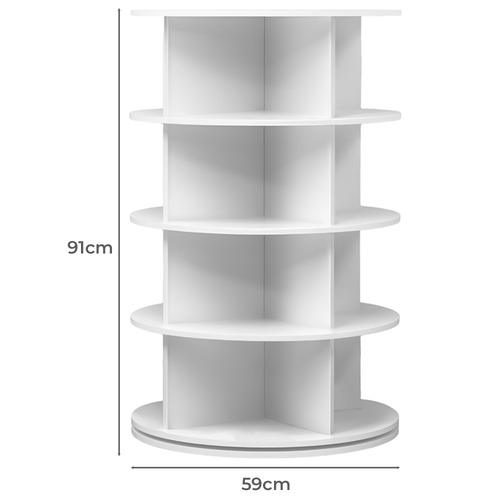 Milly 91cm Rotating Shelving Unit