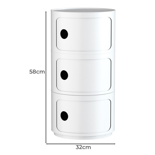 Centrera 3 Tier Storage Cabinet