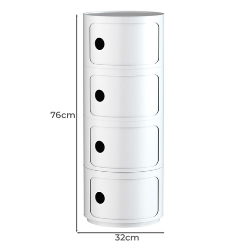 Centrera 4 Tier Storage Cabinet
