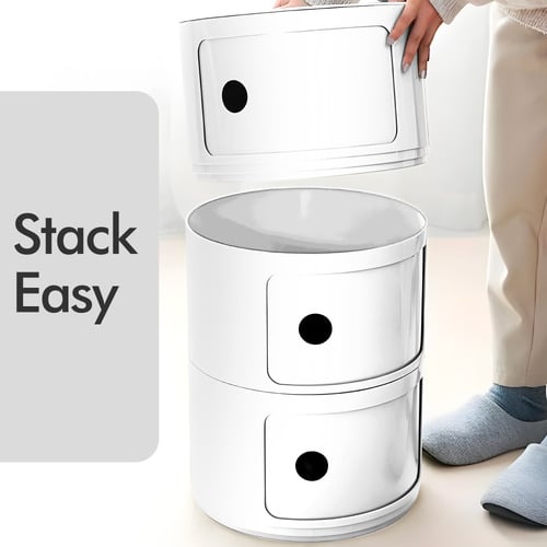 Centrella-Componibili-Replica-3-Tier-Side-Table