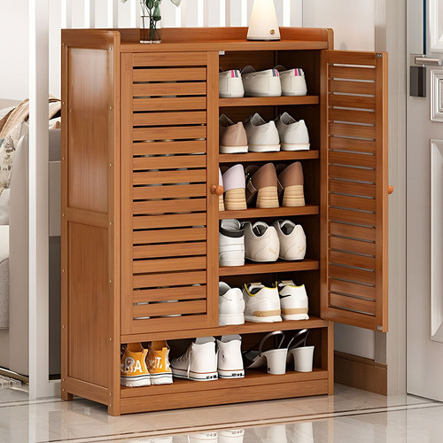 Modern Collective Wraith Bamboo Shoe Cabinet Temple Webster