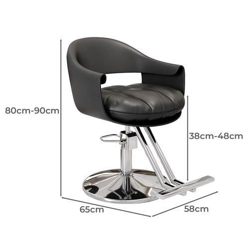 Montgomery Faux Leather Salon Chair
