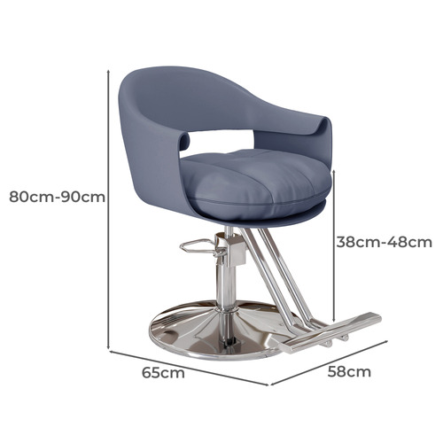 Montgomery Faux Leather Salon Chair