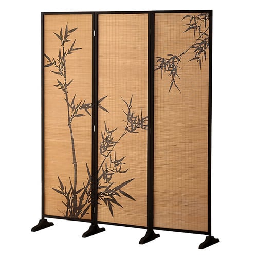 3 Panel Mucasa Fir Wood Room Divider