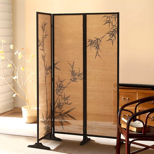 3 Panel Mucasa Fir Wood Room Divider