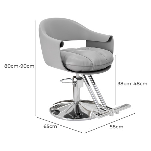 Montgomery Faux Leather Salon Chair