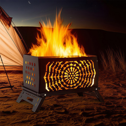 Theodore 2-in-1 Portable Wood-Burning Fire Pit & Stove
