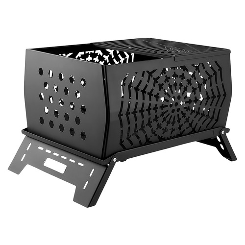 Theodore 2-in-1 Portable Wood-Burning Fire Pit & Stove