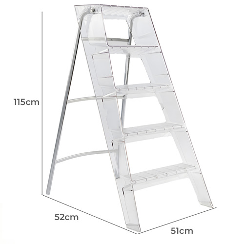 Eugene 5-Step Steel Folding Ladder