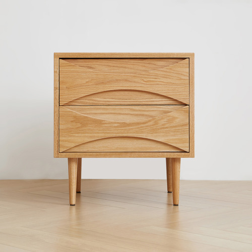 Sophie American Oak Wood Bedside Table