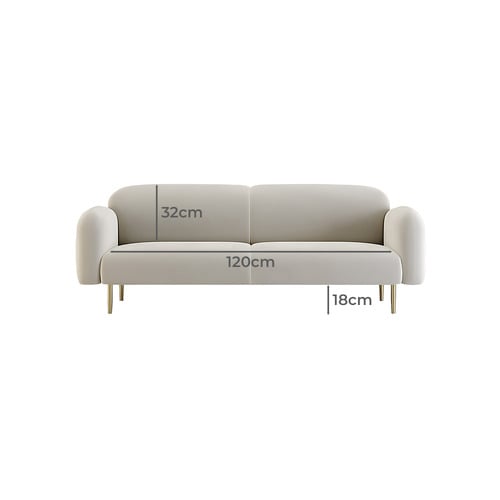 Leopold 2 Seater Velvet Sofa